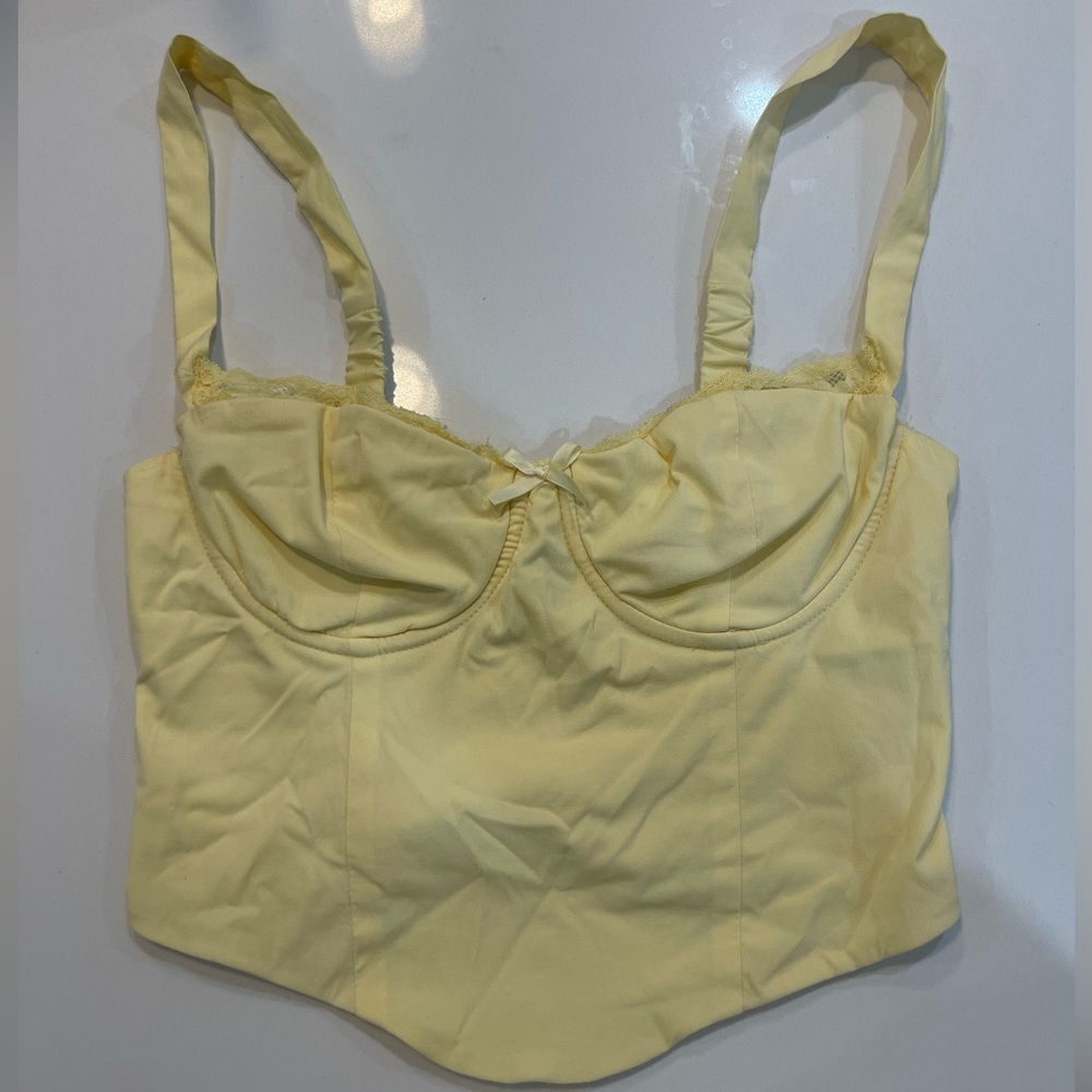 Garage Yellow Crop Top